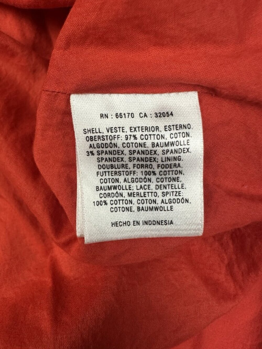 Anthro Moulinette Soeurs Melora Sweet Enticement Dress Womens Size 6 Red-Orange - Picture 8 of 15